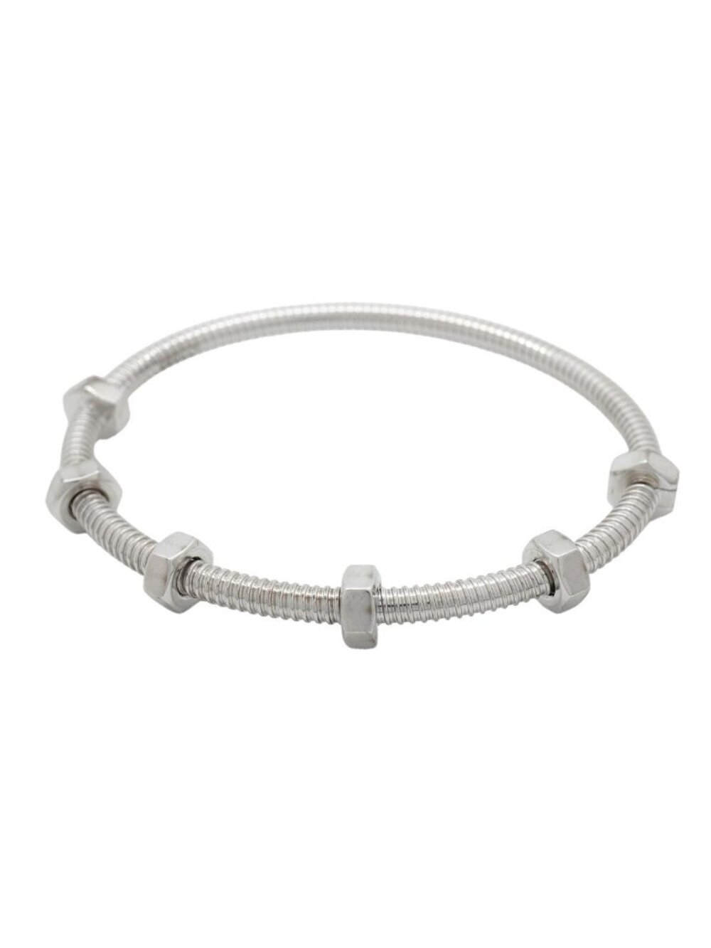 Cartier Bangle Ecrou de 18k White Gold Bracelet